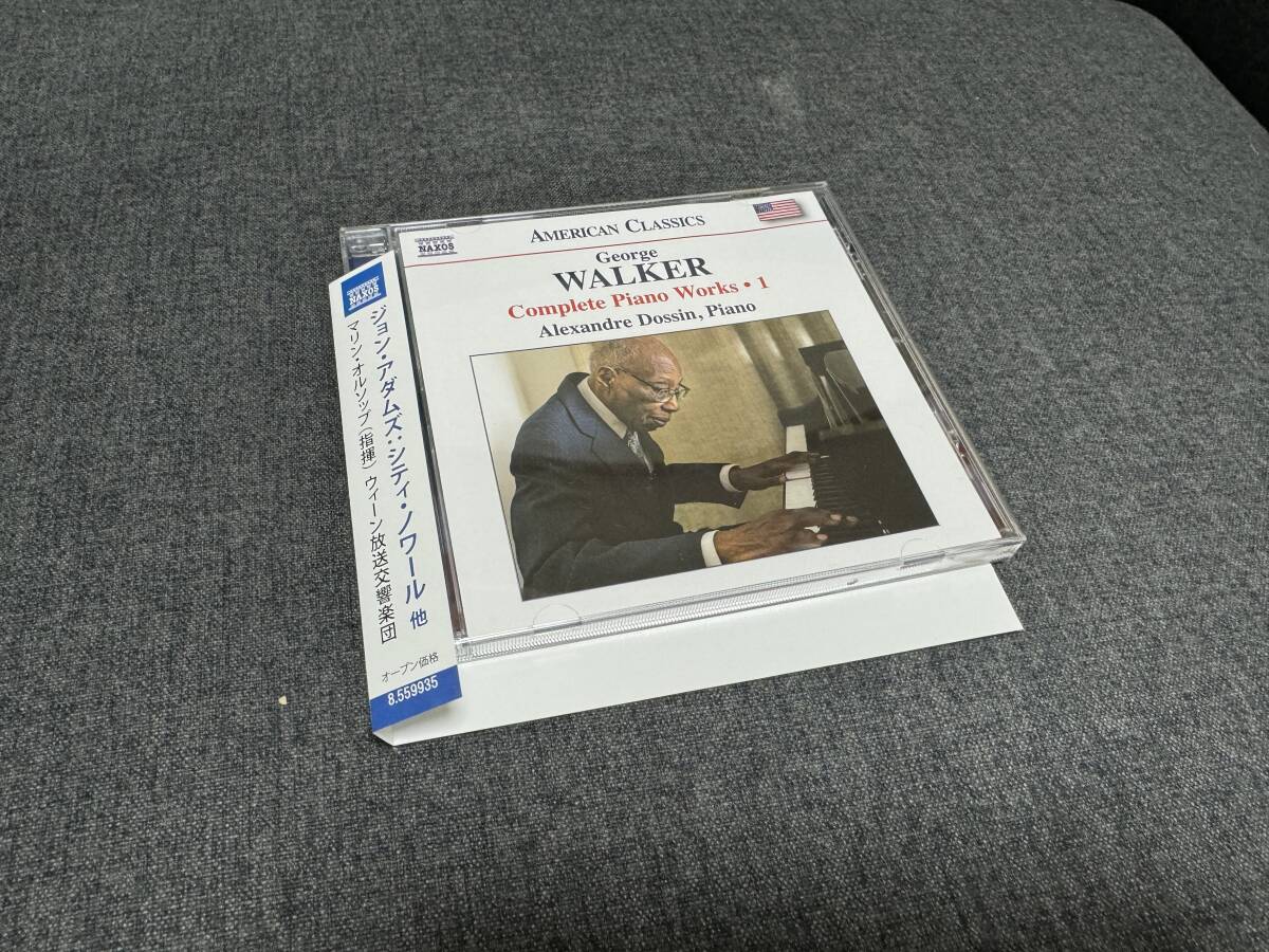 ■ジョージ・ウォーカー/ピアノ作品全集 第1集 アレクサンダー・ドッシン拍卖