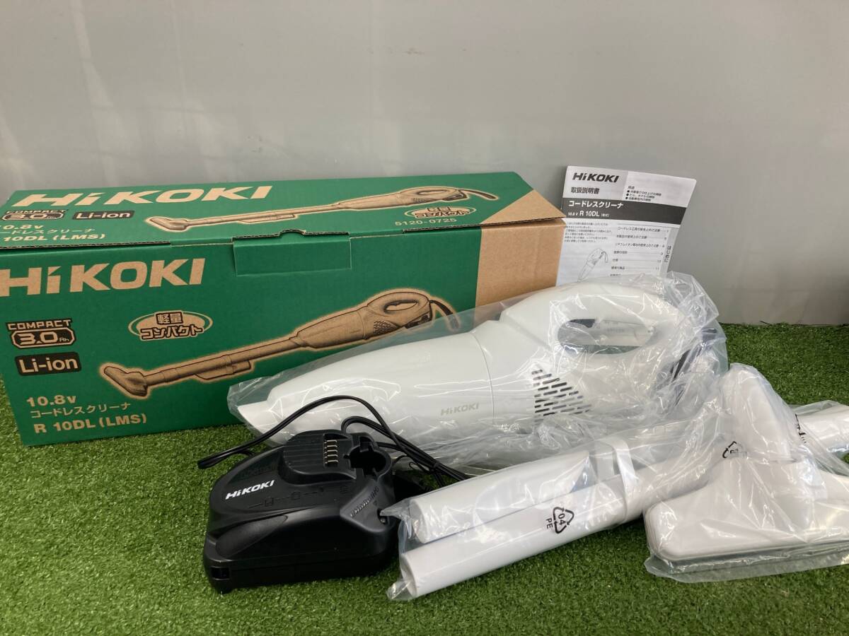 【中古品】★HiKOKI 10.8Vコードレスクリーナ R10DL(LMS) フルセット(3.0Ahバッテリー、充電器付) ITOBR5SCZCF0拍卖