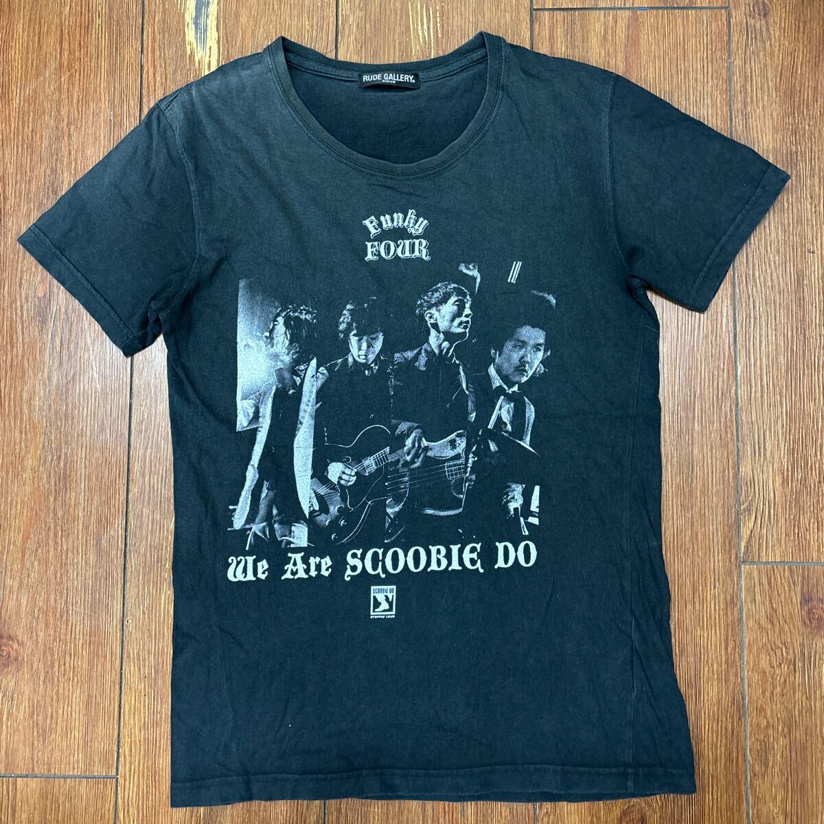 SCOOBIE DO×RUDE GALLERY スクービードゥールードギャラリー Tシャツ 使用感有り M 黒 c1拍卖