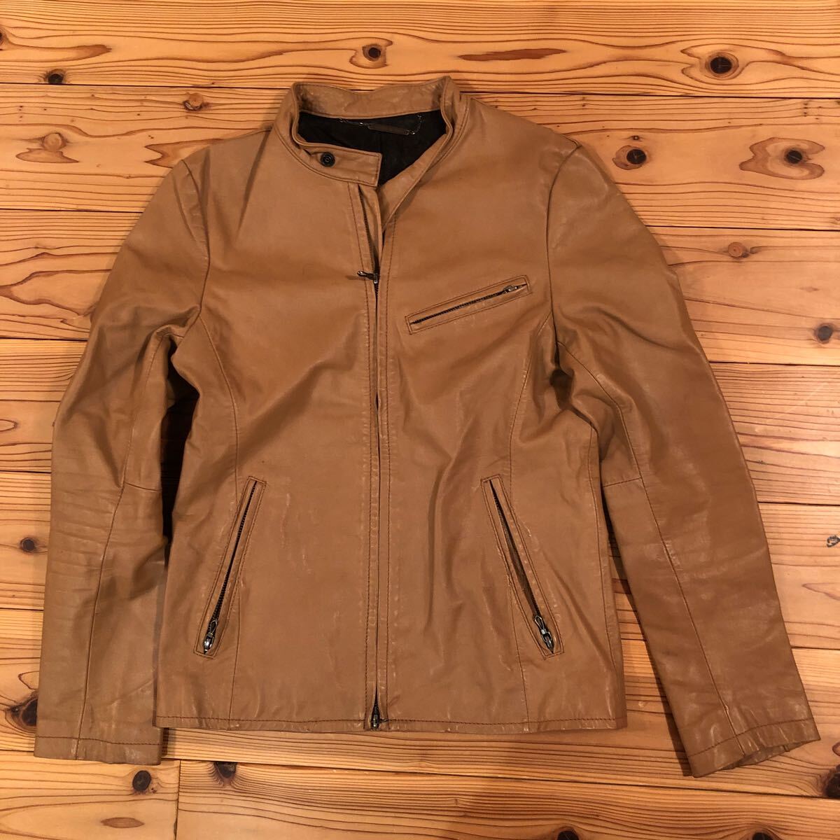 FUGA レザージャケット 46拍卖