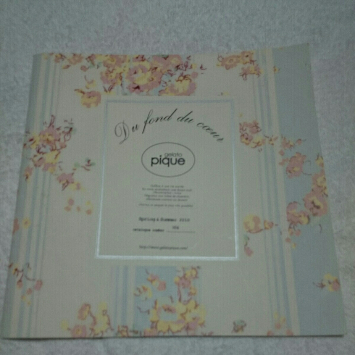 ジェラートピケ カタログ 2010拍卖