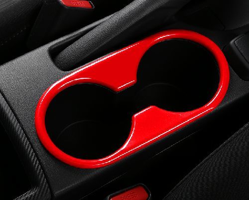 マツダ デミオ CX-3 カップホルダー カバー ドリンクホルダー 赤 内装 ドレスアップ カスタム パーツ アクセサリー拍卖