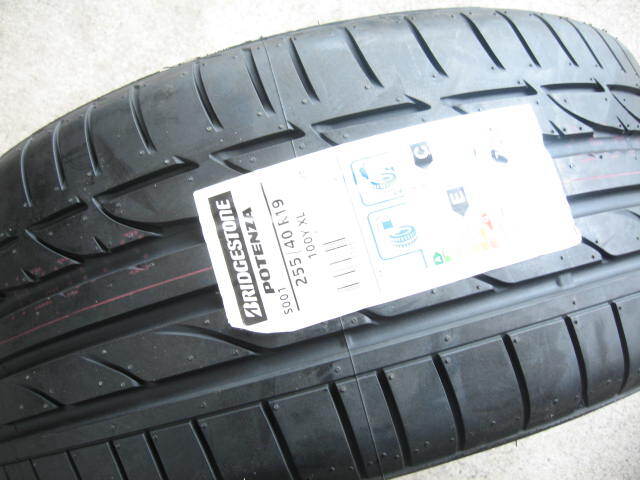☆新品激安☆ブリヂストン ポテンザS001 255/40R19 1本拍卖