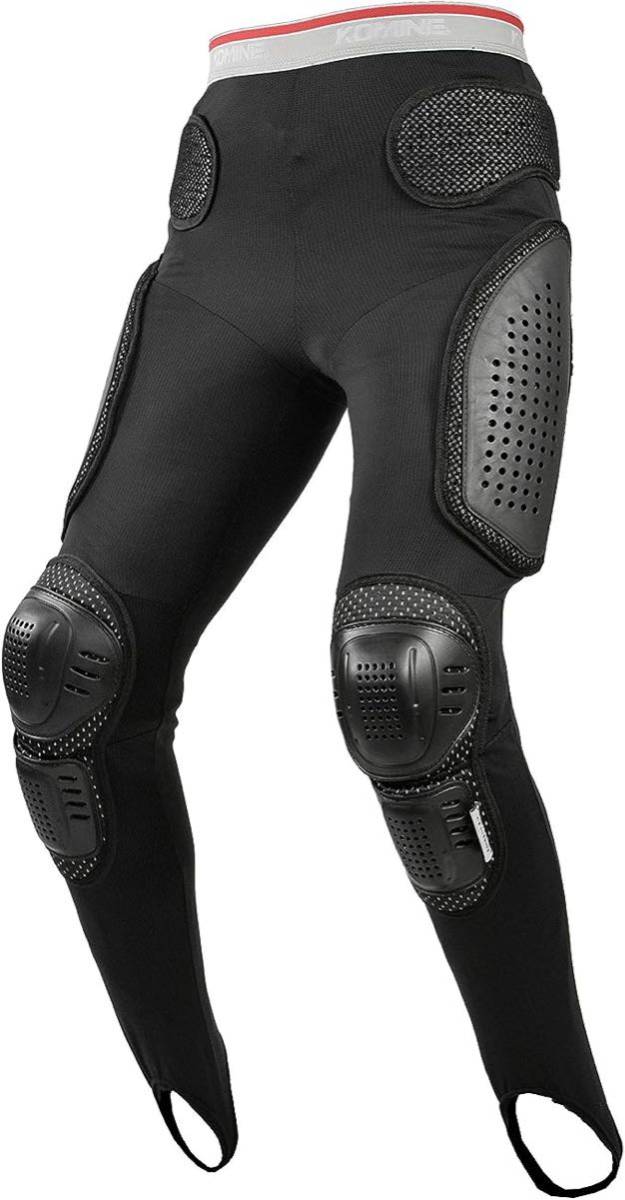 コミネ(KOMINE) バイク用 プロテクトメッシュアンダーパンツロング Black L SK-612 305 CE規格 メッシュ素材 プロテクターアンダーパンツ拍卖