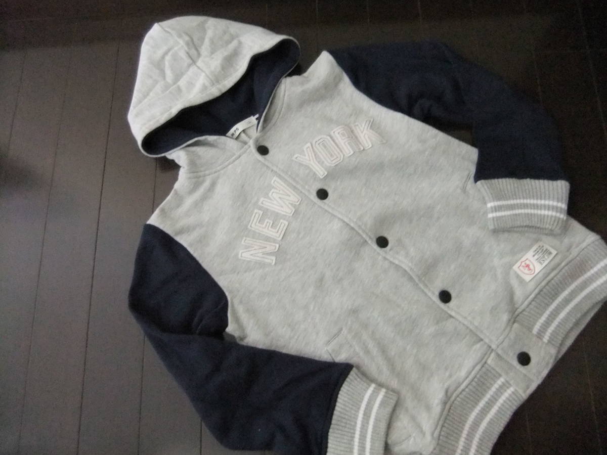 ライトオン キッズ MPS 裏毛 パーカー パーカ 130cm 羽織もの 上着拍卖