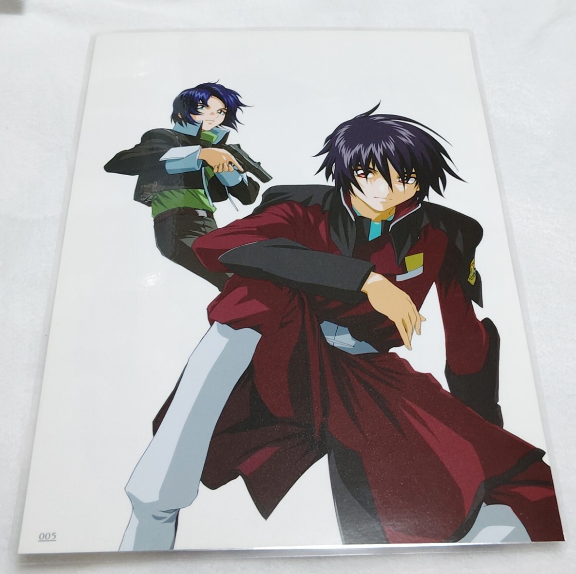 ♪『ガンダムSEED』♪特大両面イラスト♪A4サイズのフィルム使用♪ラミネート加工済(説明欄必読)♪平井久司♪拍卖