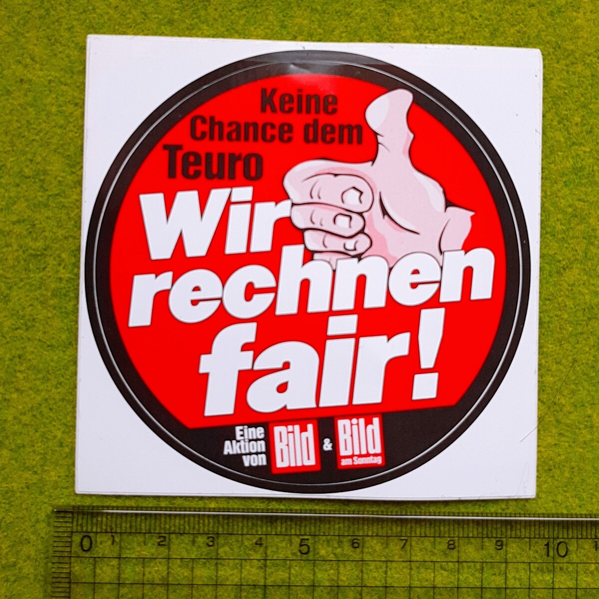 Wir rechnen fair!ステッカー拍卖