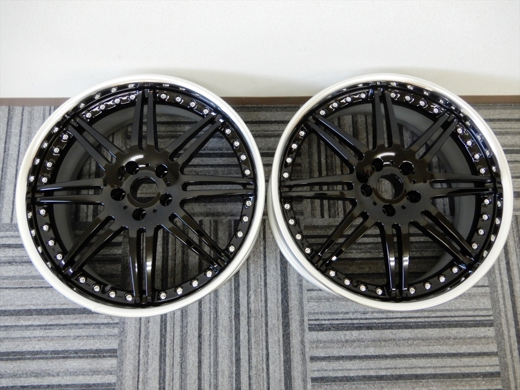 即決!NKB ELITE8 3ピース 20インチ ホイール 2本 未使用品!拍卖