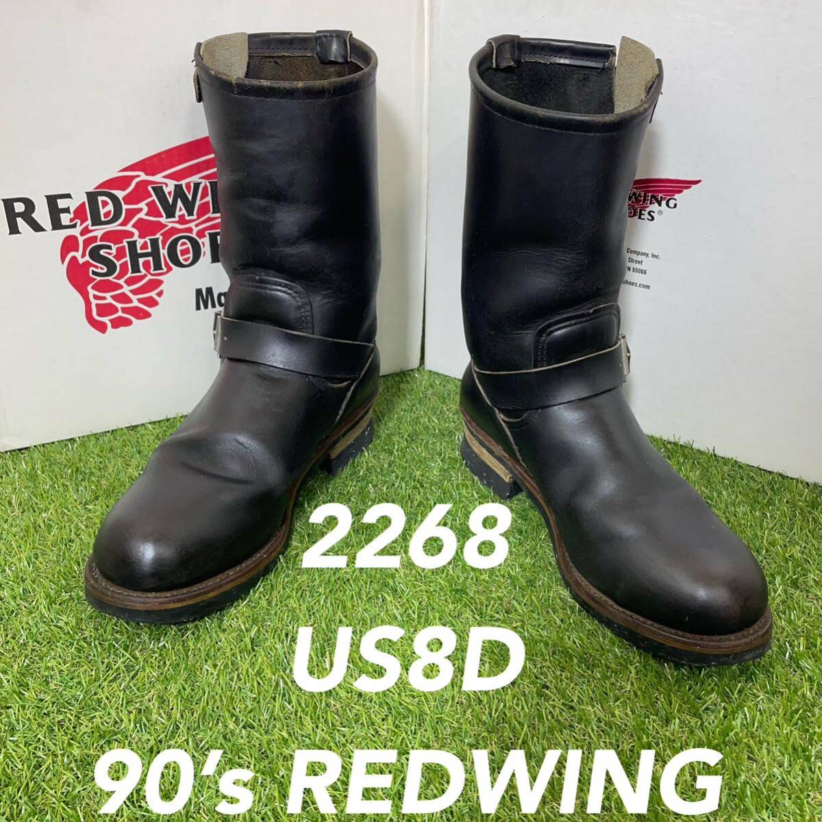 【安心品質0295】廃盤2268PT91レッドウイング ブーツ8D送料無料REDWING エンジニアブーツ USA製拍卖