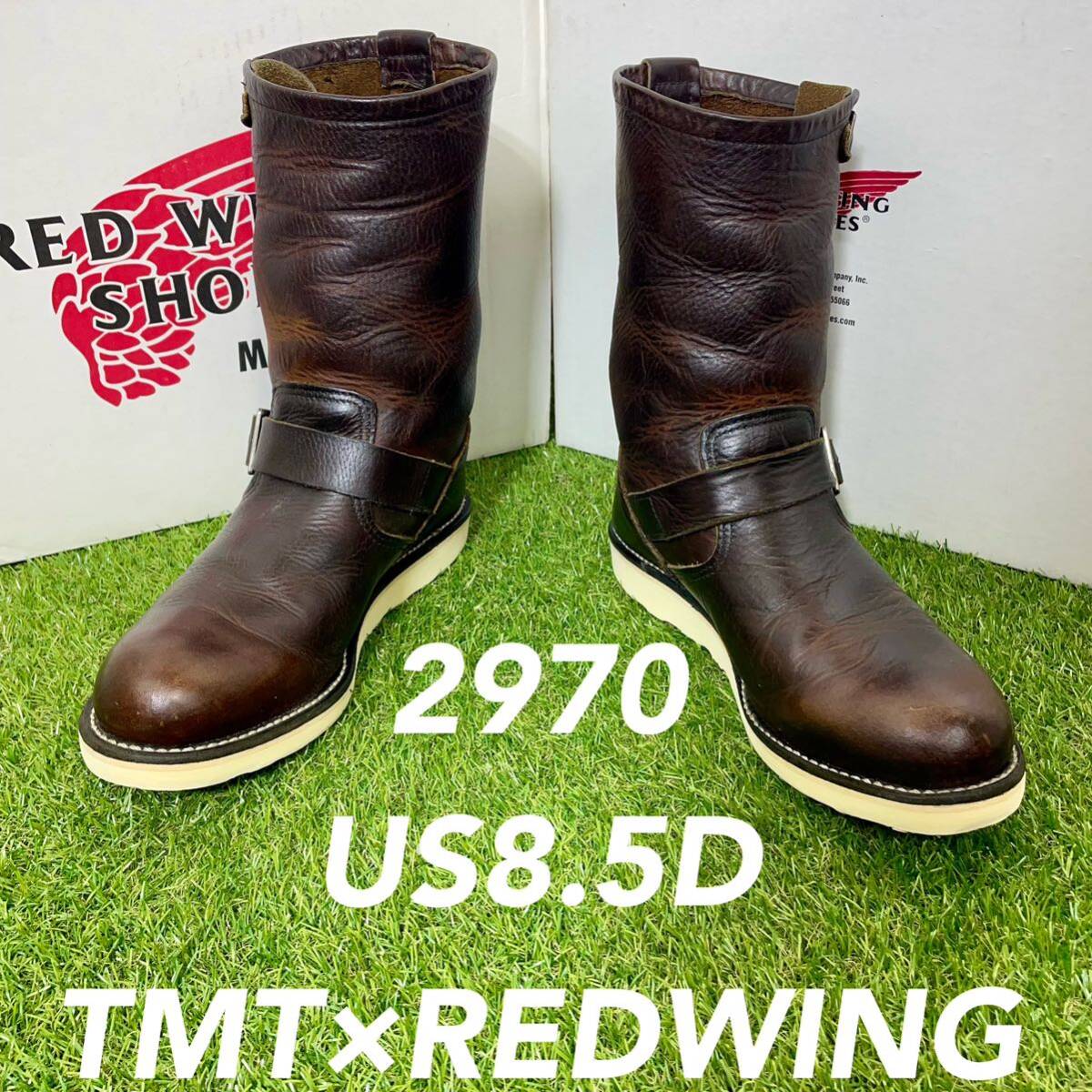 【安心品質0272】限定TMT×レッドウイング ブーツ8.5送料込REDWINGエンジニア拍卖