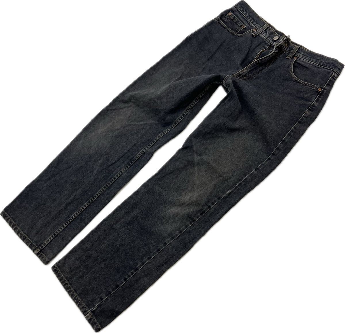 Levi's ☆ 509-03 自然な風合い◎ ブラック ジーンズ デニムパンツ 黒 W33 アメカジ ストリート 大人カジュアル 古着 リーバイス■Ja7490拍卖