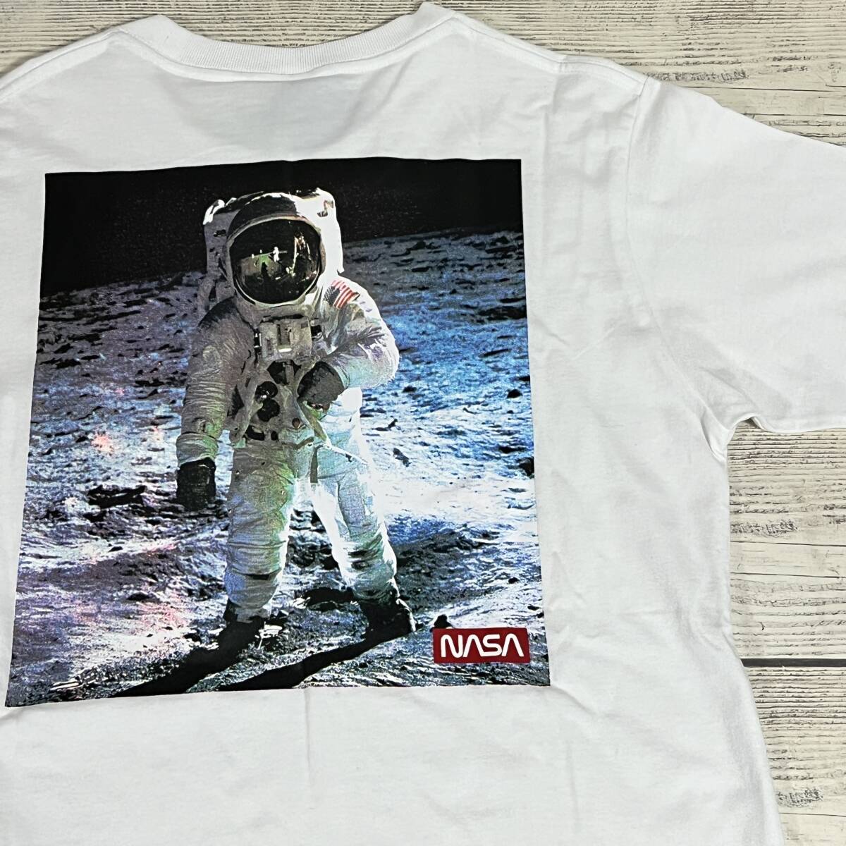 ★ NASA(ナサ) x B ONE SOUL(ビー・ワン・ソウル) ★ コラボ ポケT 半袖Tシャツ Mサイズ MEATBALL ミートボール (タグ付き未着用品)拍卖