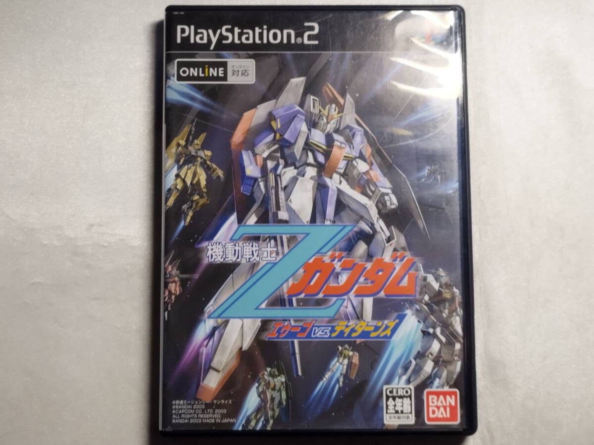 中古品 PS2ソフト 機動戦士Zガンダム -エゥーゴvsティターンズ拍卖