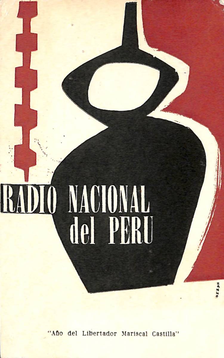 BCL★入手困難★希少ベリカード★ペルー国営放送★RADIO NACIONAL del PERU★南米★1957年拍卖