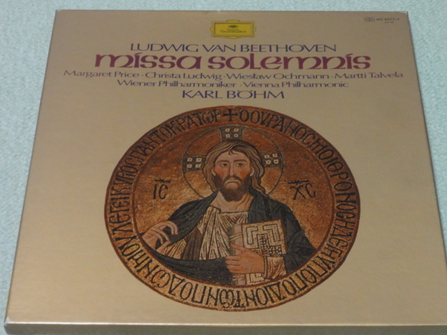 ベートーヴェン ミサソレムニス全曲 2LP ベーム指揮 ウィーンフィル 日グラモフォン 美品拍卖