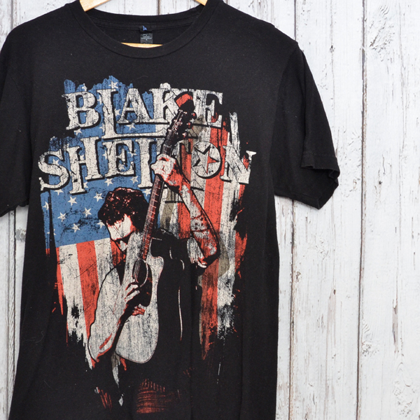 GS8539 ブレイク・シェルトン BLAKE SHELTON Tシャツ M 肩46 メール便 xq拍卖