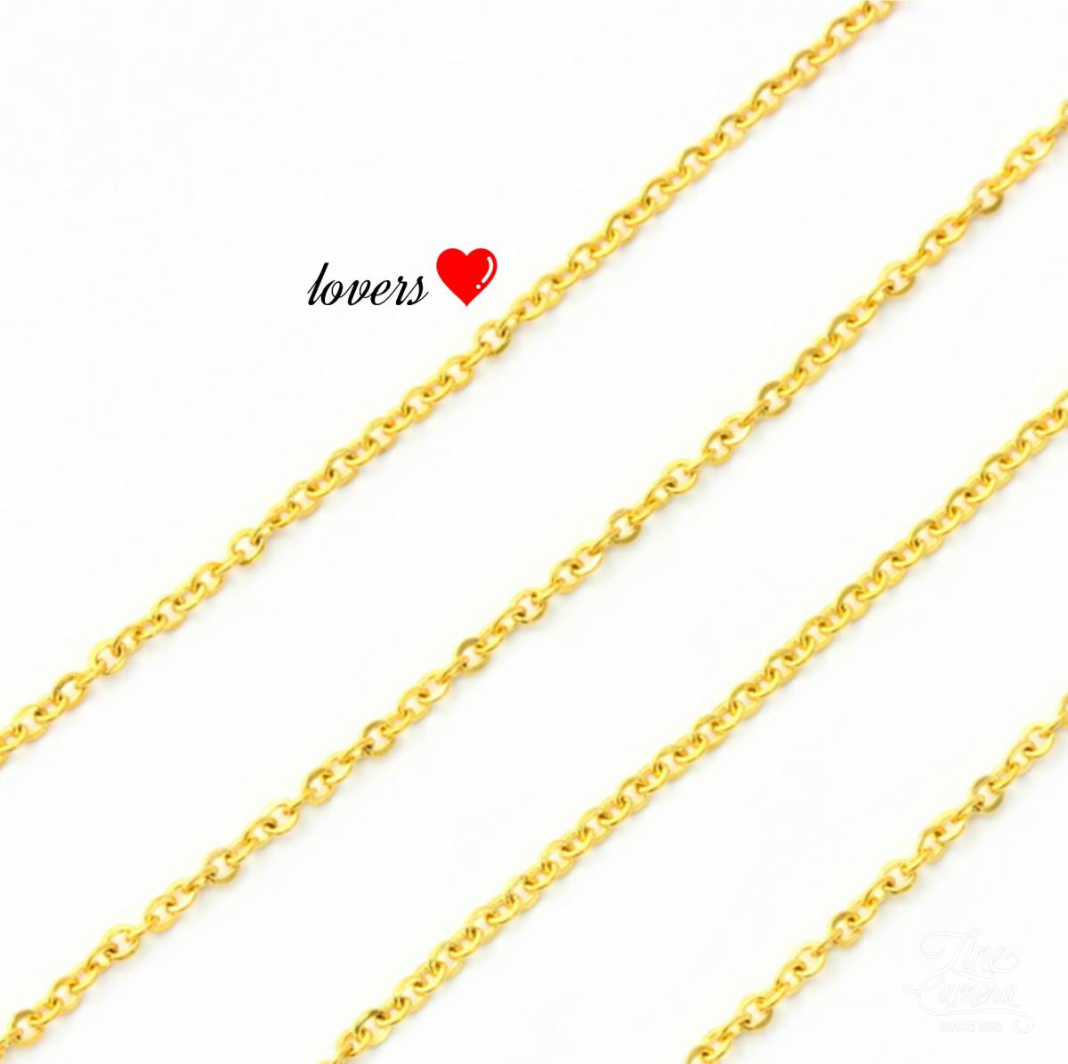 送料無料長さ指定可能1mm幅イエローゴールドサージカルステンレスあずきチェーンネックレス手首にブレスボーイズガールズレディースメンズ拍卖