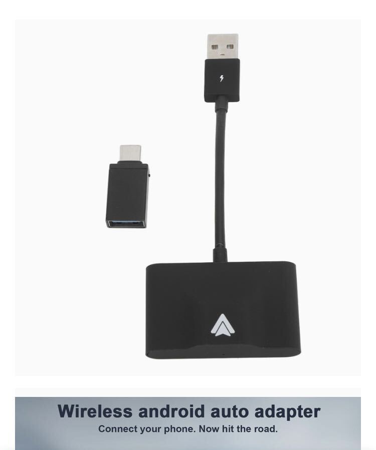Q)Android 自動ワイヤレスアダプターワイヤレス Android 自動ドングル OEM 工場用有線 Android拍卖