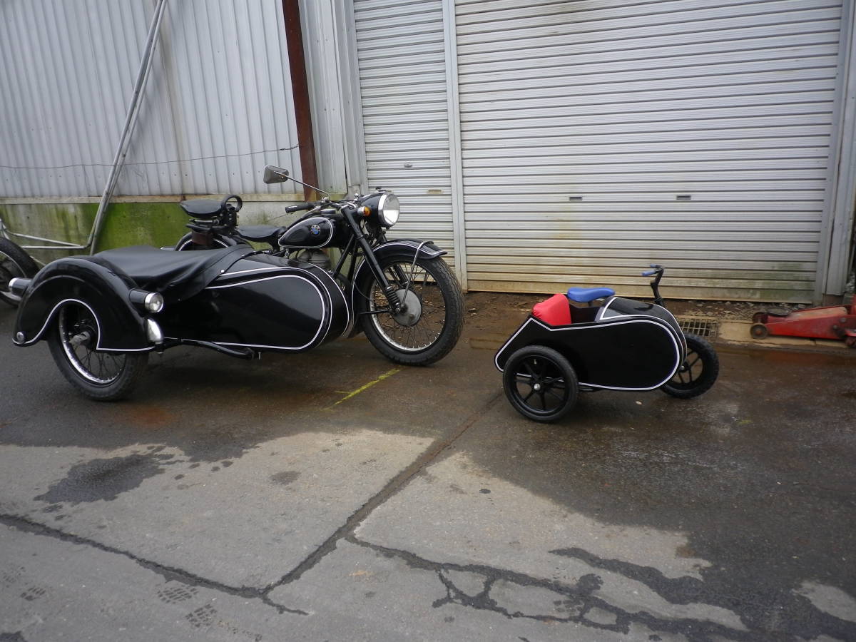 BMW サイドカー 構造変更登録いたします。(車検証は側車付きオートバイ 予備検査2年付き)拍卖