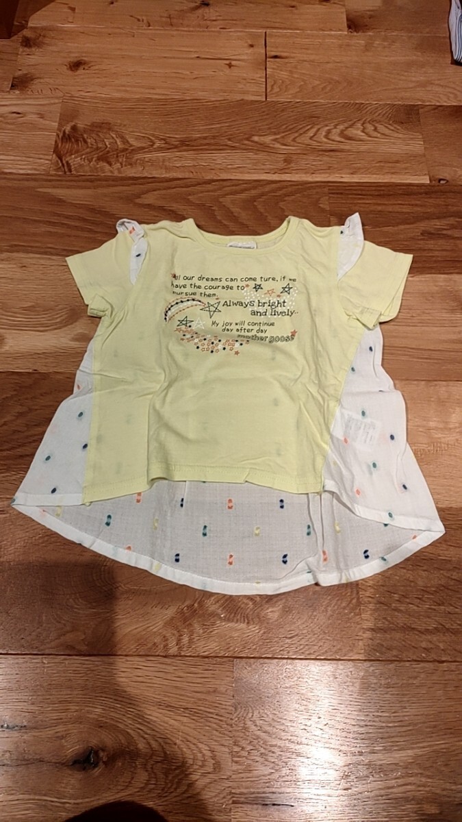 mother goose 半袖 Tシャツ  キッズ ベビー 90センチ お出かけ 洗いがえ 保育園 かわいい オシャレ 子供服拍卖