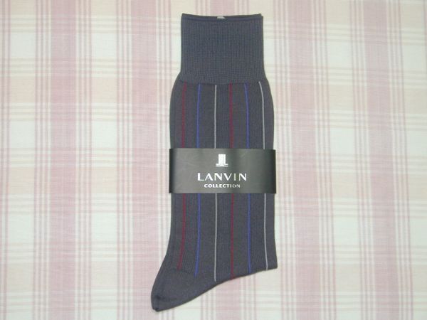 ランバン*靴下(7)1点/25-26cm/新品/送料込拍卖