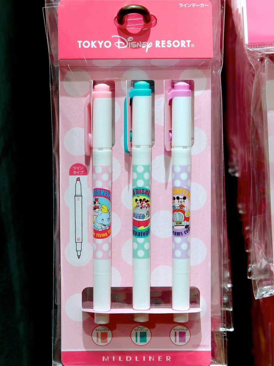 ☆ディズニーリゾート限定☆ レトロ ミッキー&ミニー カラーペン セット拍卖