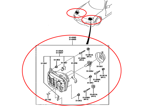 MAZDA RX-7 純正 ヘッド ランプ ライト RL セット FD3S SAVANNA rx-7 rx7 検 マフラー ホイール 後期 ドア ハンドル フロント レストア拍卖