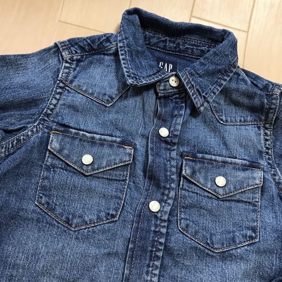 gap キッズ 長袖 ブラウス 100サイズ 上着に  a29拍卖