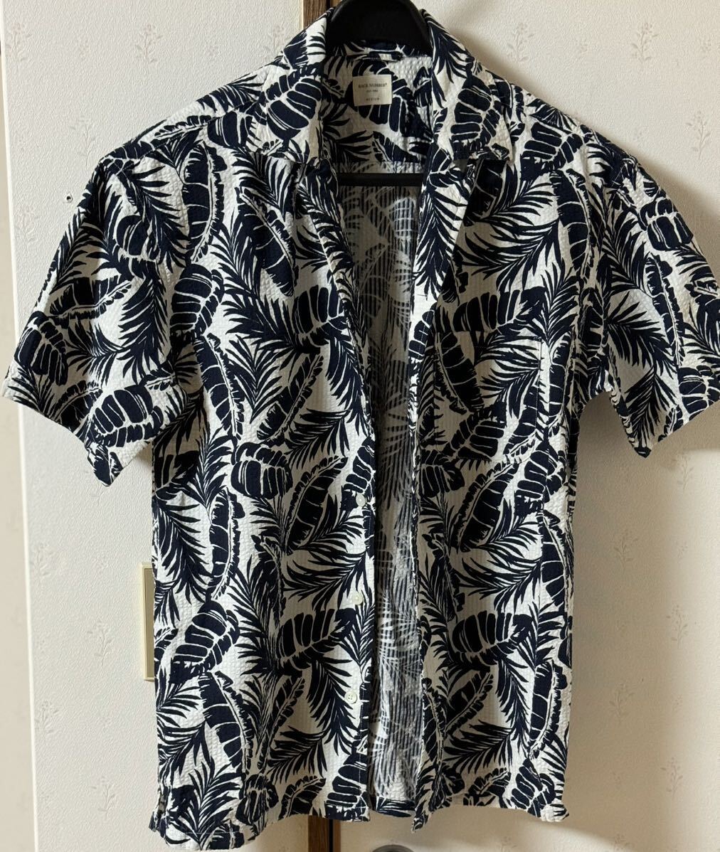 ハワイアンシャツ 総柄 綿100%バックナンバーMサイズ半袖 拍卖