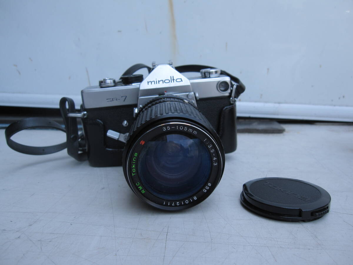 ③minolta SR-7 ミノルタ ブラック カメラ ジャンク拍卖