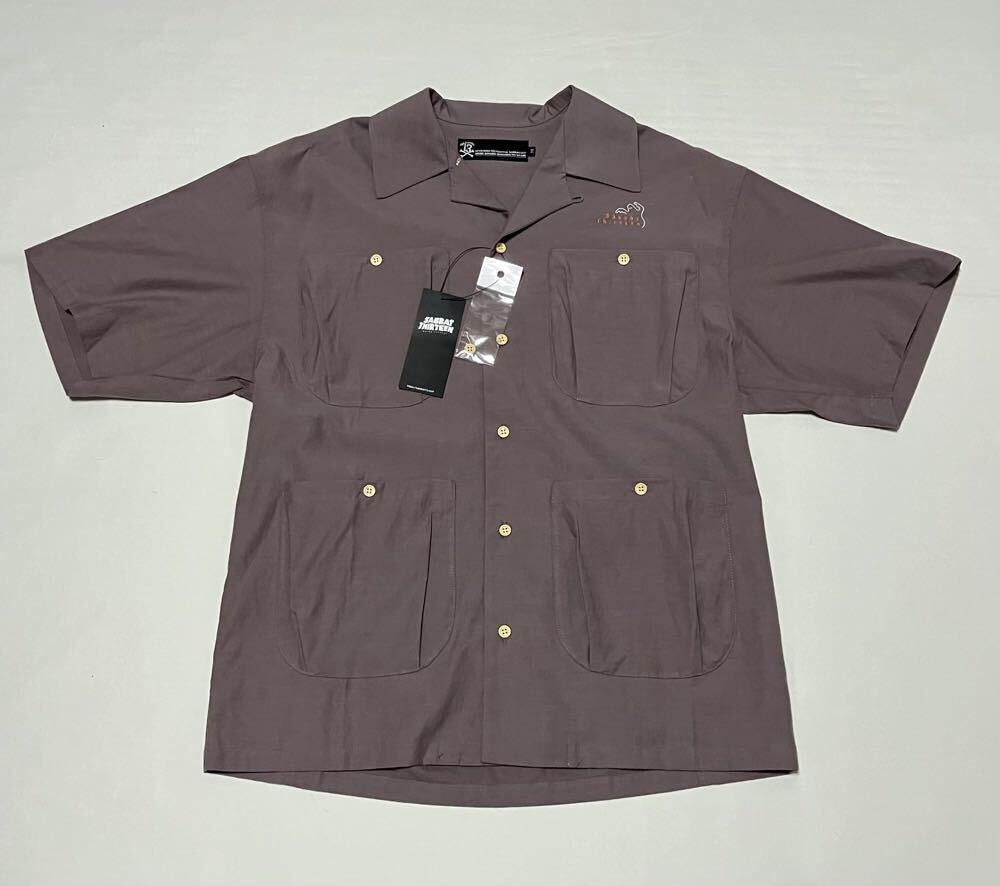 Sabbat13 半袖シャツ メンズMサイズ マルーン SBT-SH-028拍卖