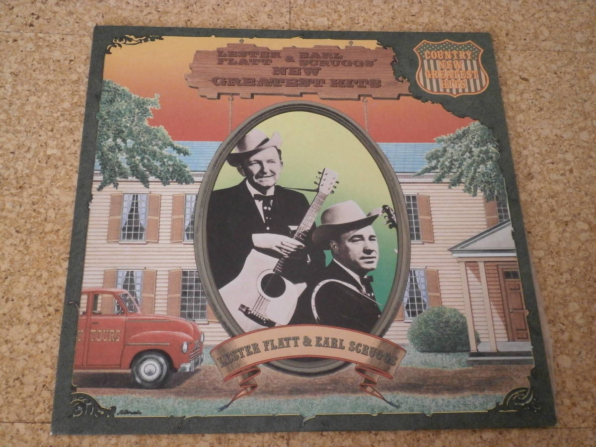 ◎Lester Flatt & Earl Scruggs★Lester Flatt & Earl Scruggs' New Greatest Hits/日本LP盤☆シート拍卖