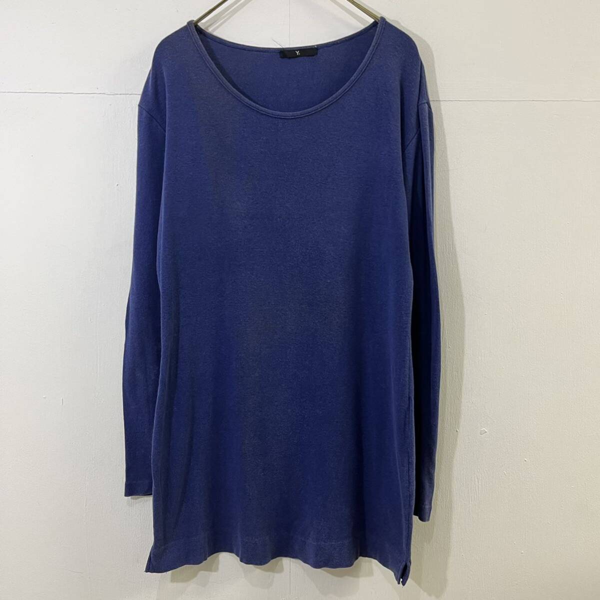 Y's Yohji Yamamoto オールド コットンカットソー 長袖カットソー Tシャツ 希少 old ヨウジヤマモト ワイズ【レターパックプラス郵送可】N拍卖