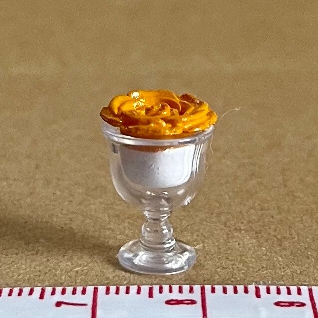 グラスデザート ミニチュア品 リーメント マイシークレット ティータイム ぷちサンプル my secret tea time バニラと黄桃拍卖