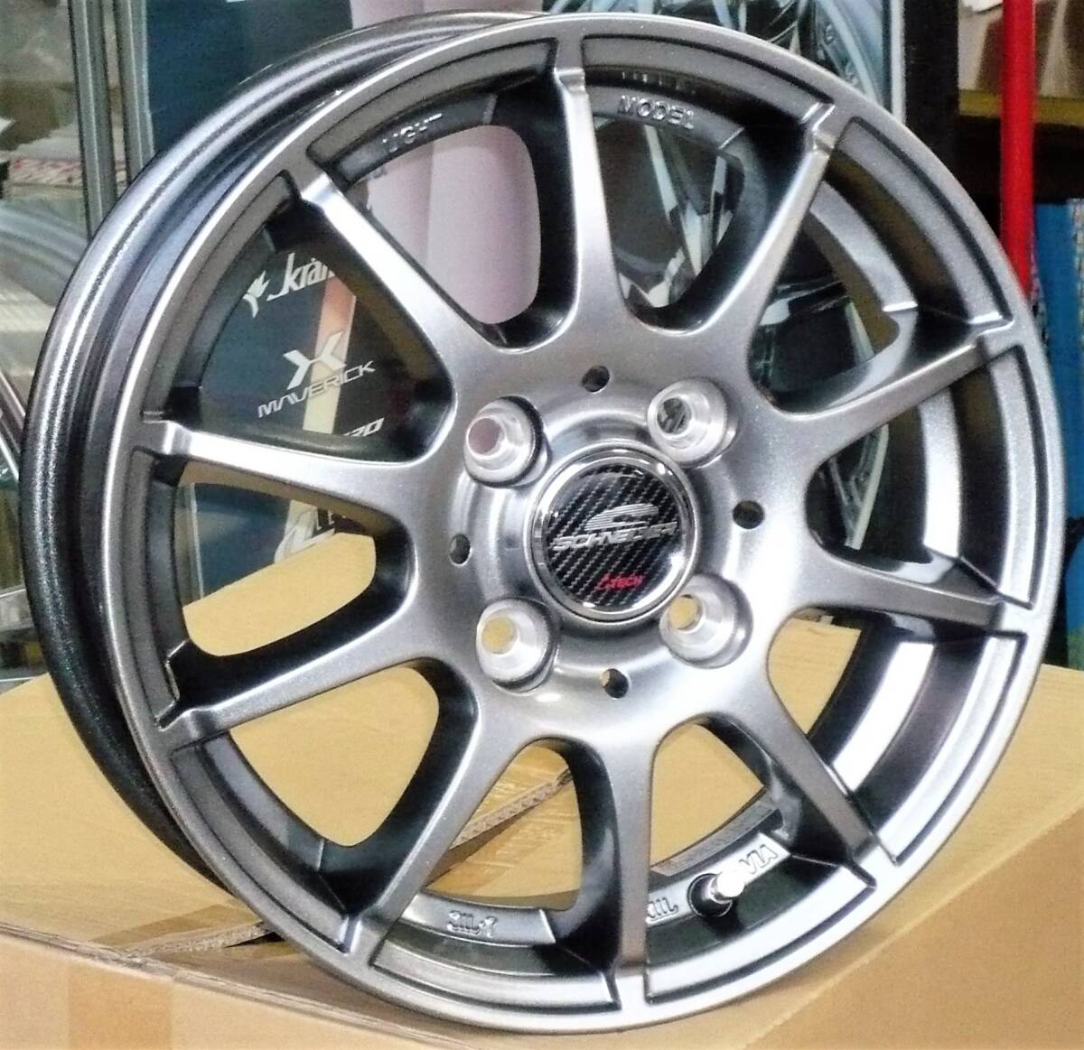 税込! DA17W系 エブリイワゴン用 軽量ホイール 「シュナイダー STAG」 新品1台分 (エブリー・エブリィ)拍卖