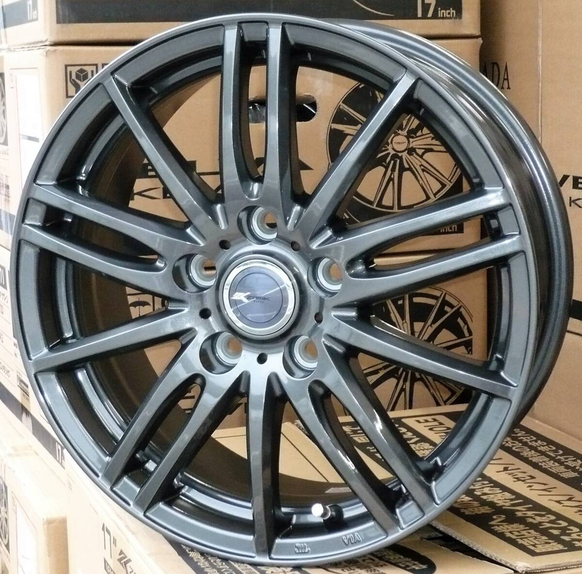 税込! DG5系 WR-V用 アルミホイール 「ザミック ティート」 新品1台分 ホンダ純正ナット対応拍卖