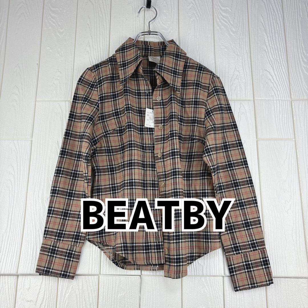 タグ付き BEATBY サイズ38(M) チェック柄 レディースシャツ拍卖