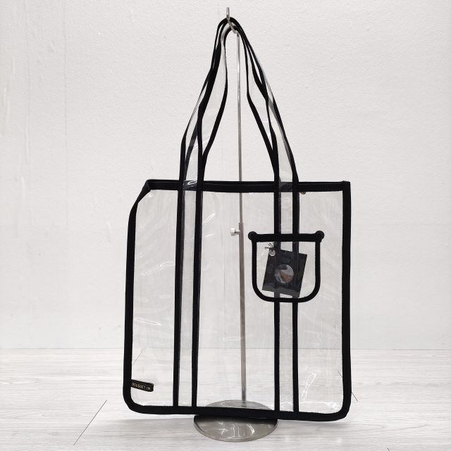 ebagos BOUQUET IN YOUR POCKET 2018SS クリアバッグ パイピング トートバッグ クリア エバゴス 4-0506S 236915拍卖