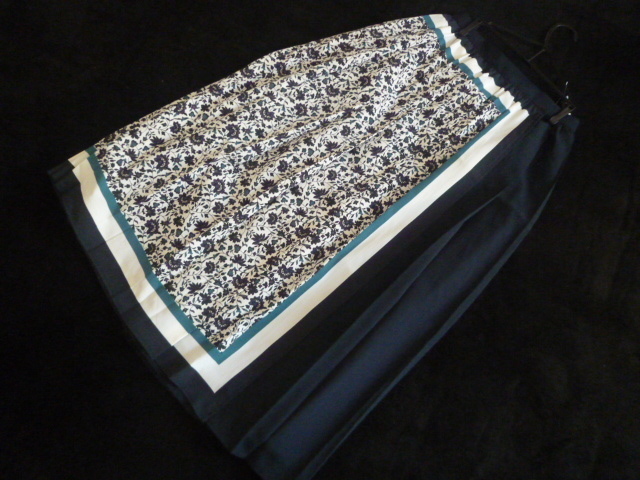 【新品】INNOWAVE◇kンレトロ総柄ロングスカートM/昭和レトロ古着巻きスカートラップスカート年代物90年代ヒッピー◇SK630拍卖