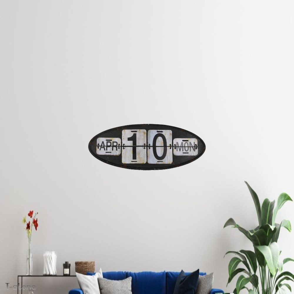 日めくりカレンダー アメリカンスタイル 看板カレンダー シンプル お洒落 インテリア ガレージ 装飾 ルームデコ アンティーク 雰囲気作り拍卖