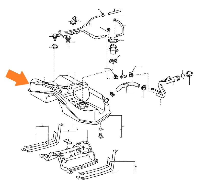 レクサス SC430 UZZ40 未使用 純正 2005/08 - 2010/07 ガソリンタンク 燃料タンク フューエルタンク L0083-2拍卖