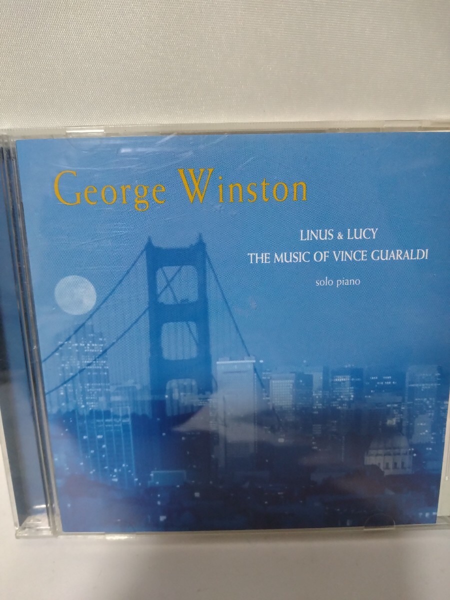 CD ジョージ ウィンストン George Winston Linus&Lucy The Music Of Vince Guaraldi solo piano 解説、譜面、帯付き拍卖