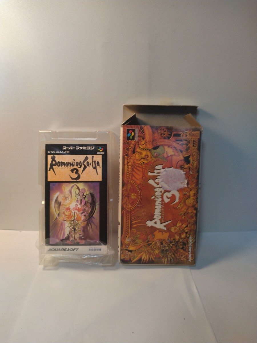 スーパーファミコン ソフト ロマンシングサガ3 起動、ゲーム確認しました 中古拍卖