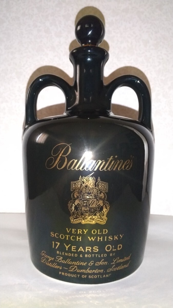 〈空瓶〉バランタイン17年 ベリーオールド 陶器ボトル拍卖