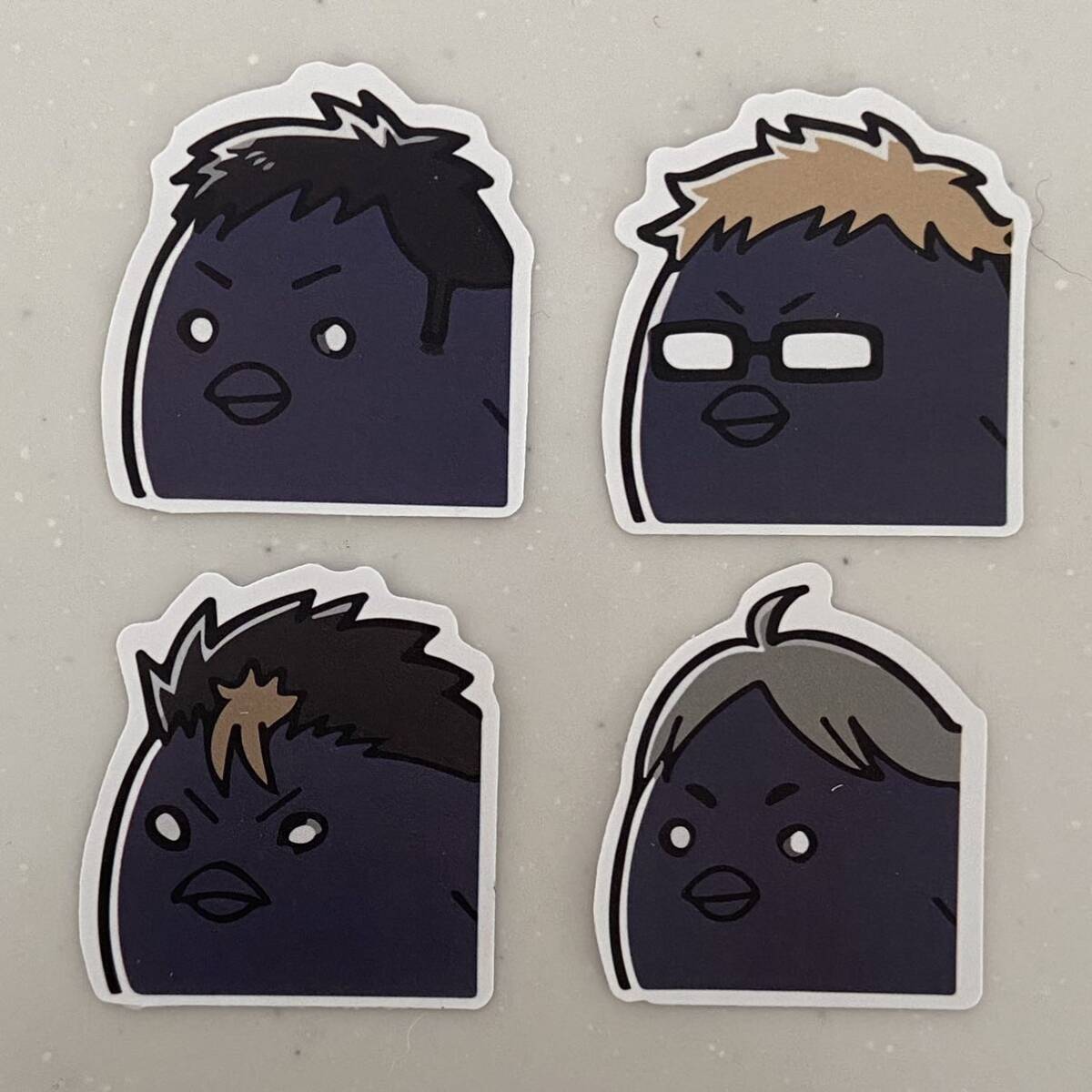 ハイキュー 烏野 ツッキー 西谷夕 菅原孝支 スガさん 澤村大地 日向翔陽 影山飛雄 ステッカー フレークシール拍卖