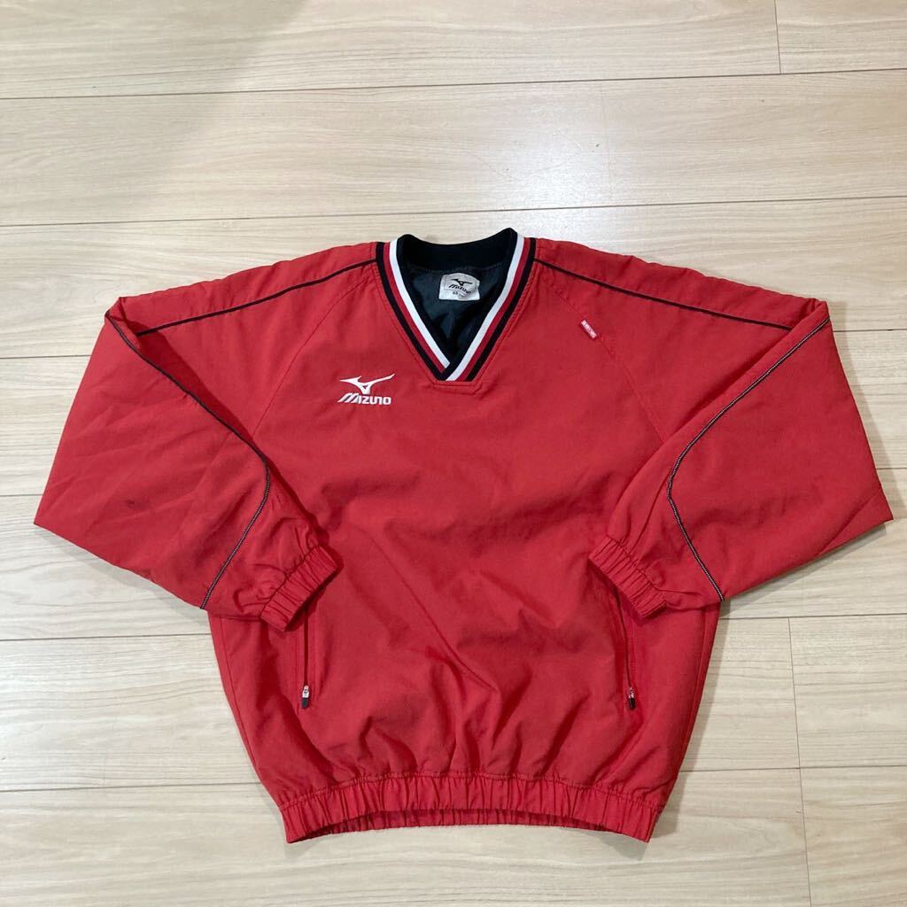 MIZUNO ミズノ BREATH THERMO ブレスサーモ ピステ ヤッケ ウインドブレーカー SSサイズ 赤 レッド拍卖