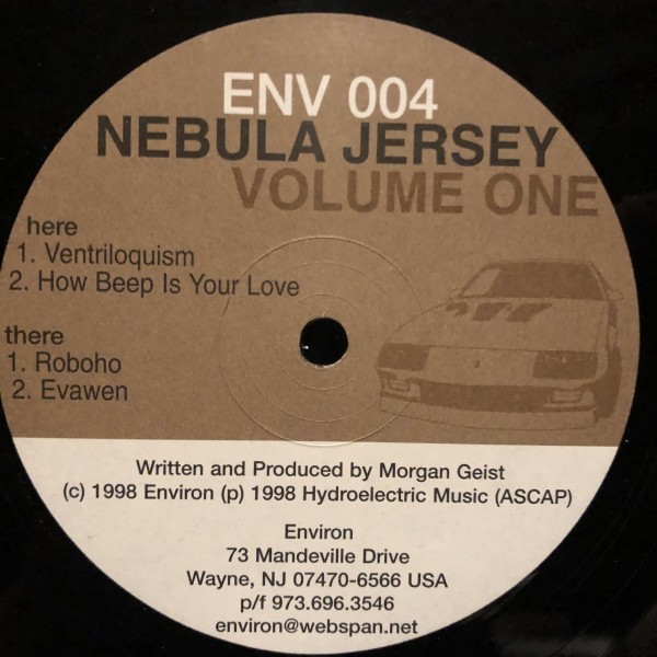 Morgan Geist / Nebula Jersey Volume One拍卖