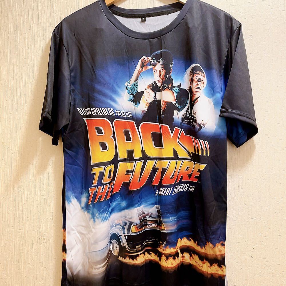新品★映画★Back to the Future★Tシャツ★ユニセックス★L半袖 Tシャツ 拍卖