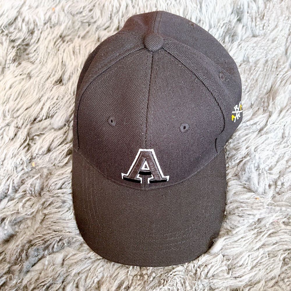 新品★ブラック★A★キャップ★野球帽★ユニセックスキャップ 帽子 ベースボールキャップ 拍卖