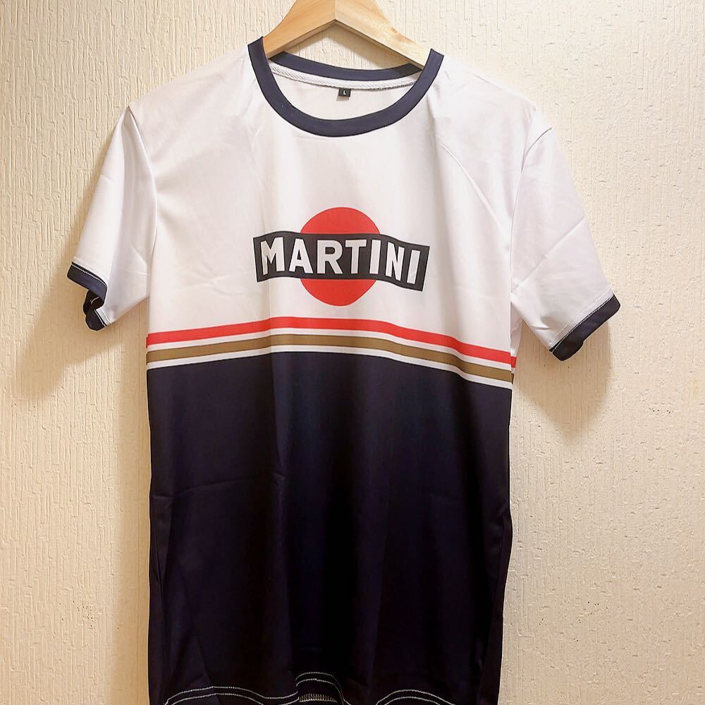 新品★MARTINI★マルティーニ★Tシャツ★ユニセックス★Lホワイト ロゴ 半袖 Tシャツ プリントTシャツ 拍卖